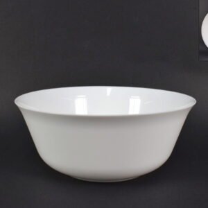 Coppa Bianca In Vetro 24 Cm