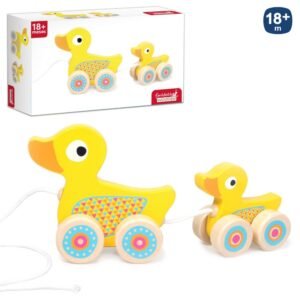 Due Anatre In Legno Trainabili