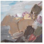 Quadro Tela Dipinto Blu Crema Spiaggia 120 X 2,80 X 60 Cm - immagine 3