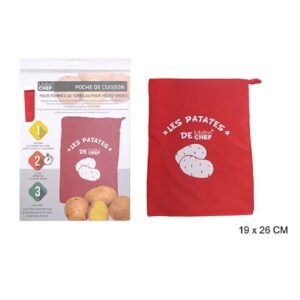Tasca Per Cottura Patatine Per Microonde 19x26 Cm