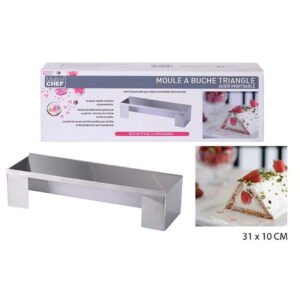 Stampo Per Tronchetti Triangolare Acciaio 31x10xh5 Cm