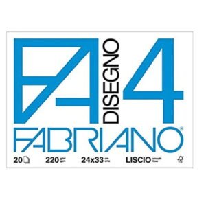 Album Disegno 20 fogli F4 24x33 Liscio Fabriano