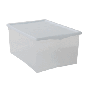 Contenitore-Spring Box Bianco In Pvc Cm.55x39x25