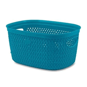 Cesta Con Intreccio Ottanio Cm 17x23x12