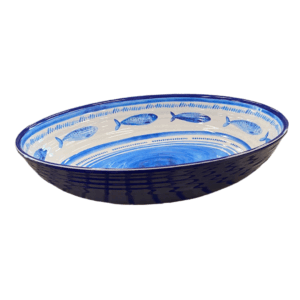 Risottiera Ovale In Melamina Cm 33x33 Decorazione  Portofino