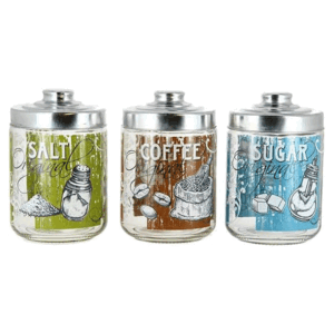 Tris Barattoli Original In Vetro 800ml