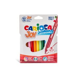 Set 12 Pennarelli Punta Fine Superwashable Carioca Joy