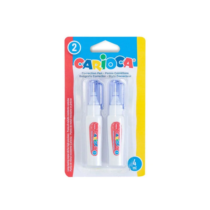 2 Correttori A Penna Mini 4 Ml. Carioca