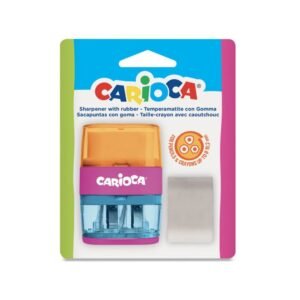 Temperino 2 Buchi Con Gomma Carioca