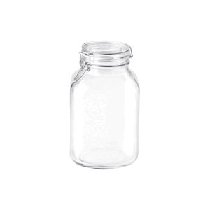 Vaso Vetro Fido Con Tappo Ermetico Lt 3 Bormioli