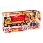 Camion E Ruspa Con Luci E Suono Mega Costruzioni