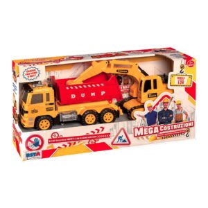 Camion E Ruspa Con Luci E Suono Mega Costruzioni