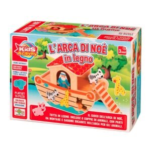 L'arca Di Noè In Legno Con Animali