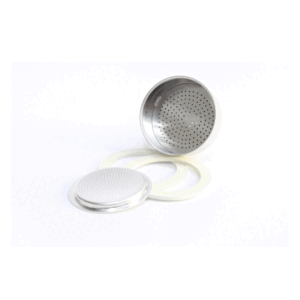 Kit 2 Guarnizioni In Silicone - 1 Filtro - 1 Imbuto Per Caffettiera 3 Tazze