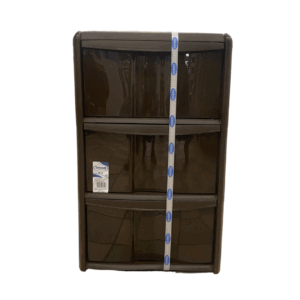 Cassettiera Bambu 3 Cassetti Alti Wenge