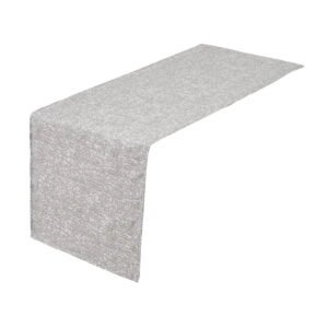 Runner Da Tavola Jaspe Jacquard Argento 150 X 50 Cm