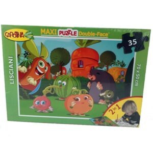 Puzzle Maxi Double Face Carotina Maxi 35 Pezzi  70 X 50 Cm