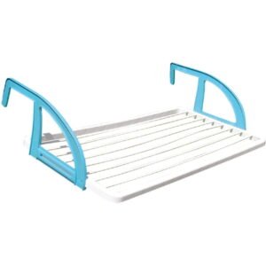Stendibiancheria Da Balcone Bianco E Azzurro Pellicano
