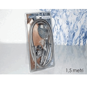 Tubo Per Doccia Con Soffione Doccetta 1.5 Mt