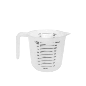 Brocca Graduata In Plastica Cm 12x13x18 1 Lt.