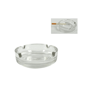 Posacenere Tondo In Vetro Cm 10,5