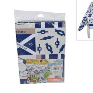 Tovaglia Plastificata Fantasia Marina 120 X 120 Cm