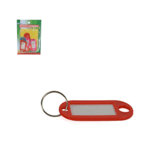 Set 10 Targhette Portachiavi Cm 5x2