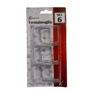 Set 6 Fermatovaglia In Metallo
