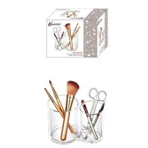 Make Up Porta Cosmetici Multiuso Doppiobicchiere