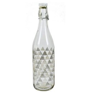 Bottiglia Vetro Lt. 1 Cairo Con Tappo Richiudibile