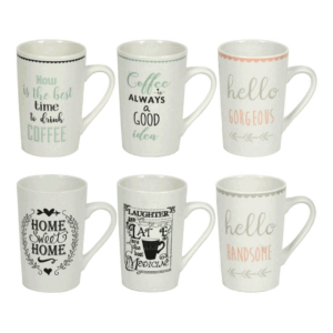 Tazza Mug Amelie In Ceramica 400cc Decorazioni Assortite