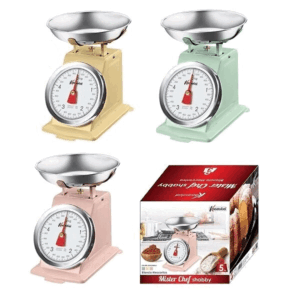 Bilancia Misterchef In Acciaio Shabby Kg.5 Colori Assortiti