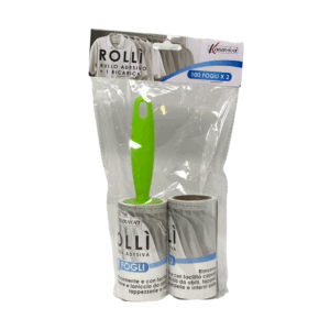 Set 2 Spazzole Adesive Rollì Da 100 Fogli