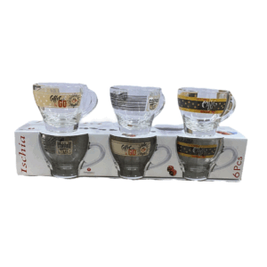 Confezione 6 Tazzine Caffè Decorazione Ischia