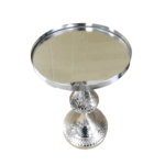 Alzatina Rombi 21x21x31 Cm Argento