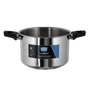 Pentola In Acciaio Inox Con 2 Manici Cm 20 Linea Natura