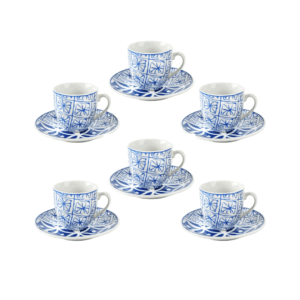 Confezione 6 Tazzine Caffè In Ceramica Zacinto