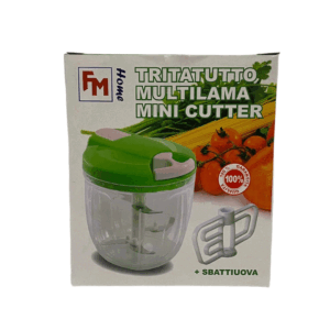 Tritatutto Mini Cutter 5 Lame + Sbattiuova