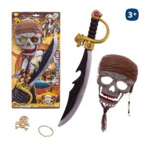 Set Gioco Spada 50 Cm Pirati Piu' Accessori