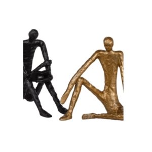 Figura Uomo Oro - Nero