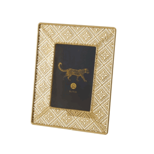 Portafoto Metallo Oro Cm 16x1.5x20