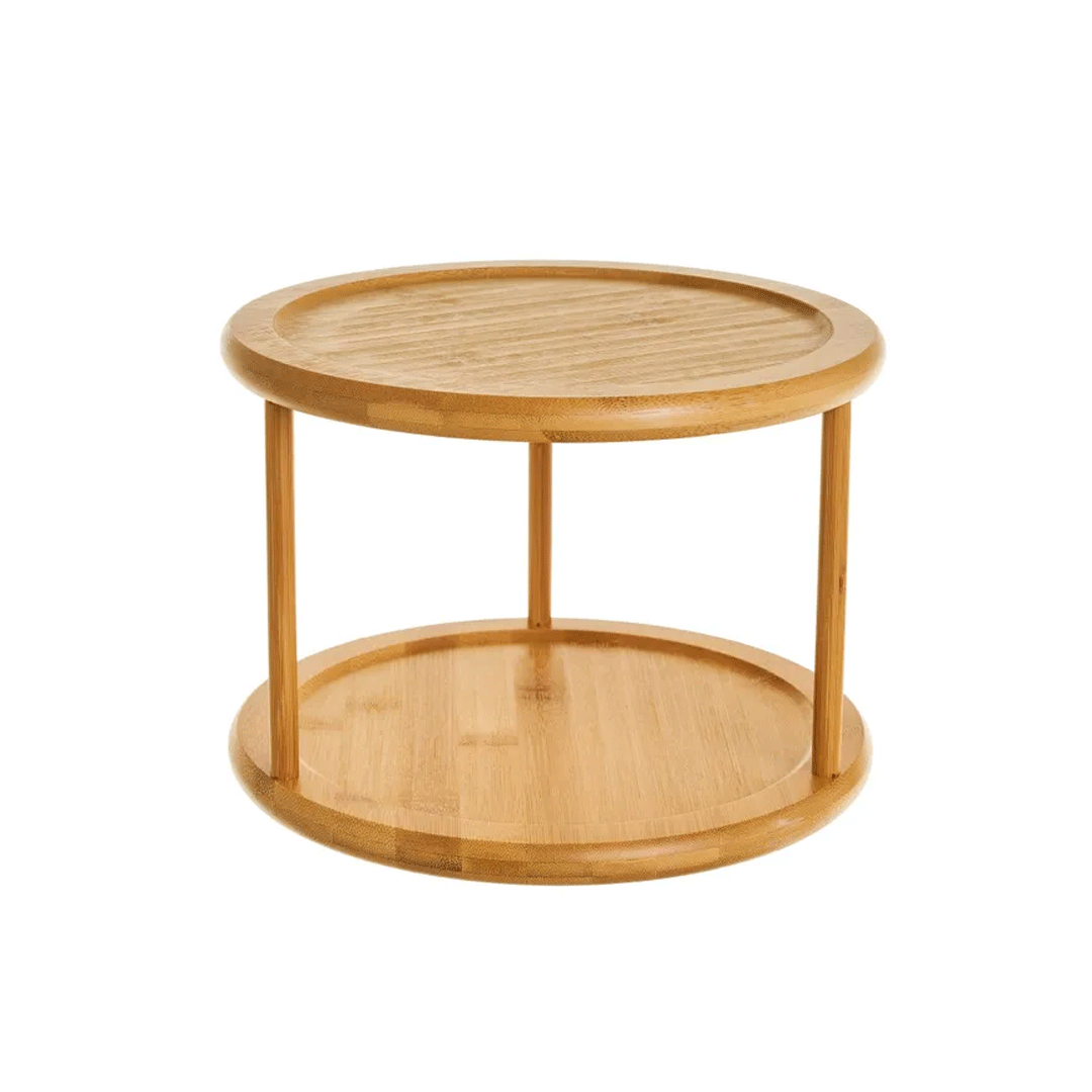 Organizzatore Girevole Bambu Cm 25 X 25 X 18,50