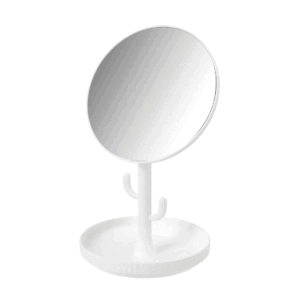 Specchio In polipropilene Bianco Cm 17x16x29