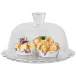 Porta Torta Dolci con Coperchio Trasparente Cm 26