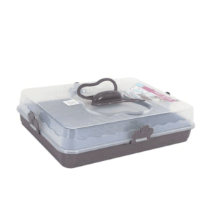 Portatorta Con Coperchio Farfalla Cm 37x28x9