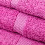 Telo Doccia Fucsia 100% Cotone 70x140 Cm - immagine 2