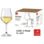 Set 6 Calici Divino Vino Bianco 44.5 Cl.