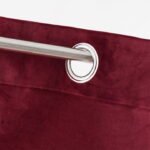 Tenda Velvet 19 Poliestere Borgogna 140 X 260 Cm - immagine 3