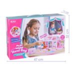 Gioco Valigetta Casa + Bambola + Accessori - immagine 2