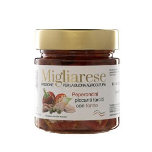 Peperoncini Piccanti Farciti Con Tonno In Olio Extravergine Di Oliva Migliarese